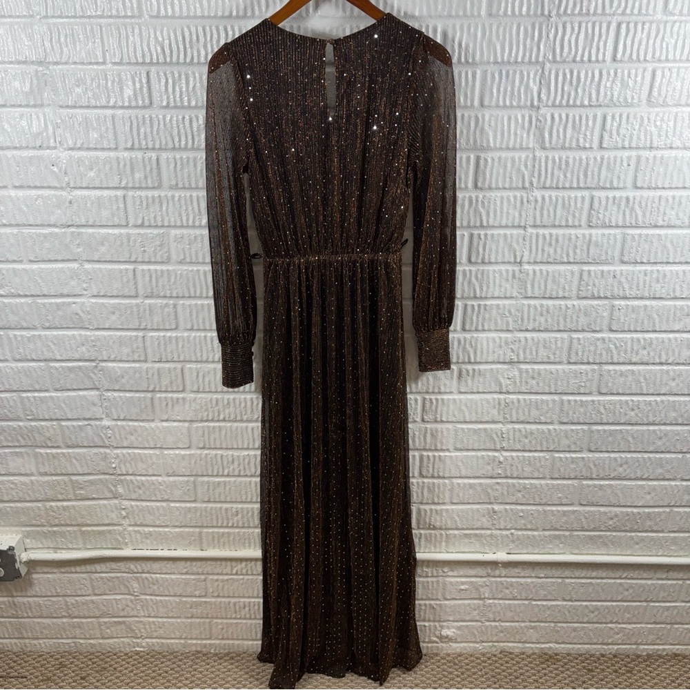 Baltic Born Abigail Sparkle Dress in Bronze Small NWT - Picture 4 of 5